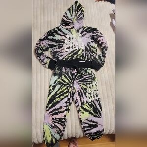 Justice Jus AOP Flc Jogger